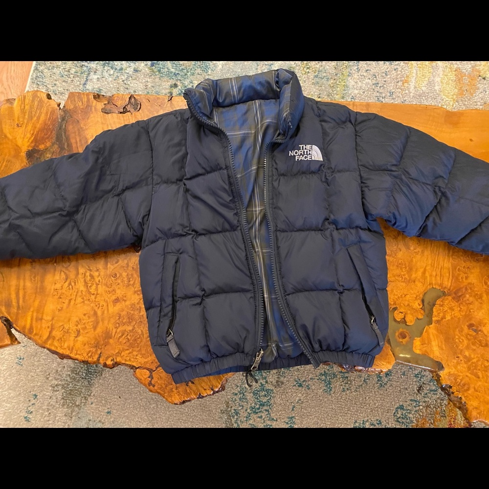 Kids Northface reversible puffer jacket